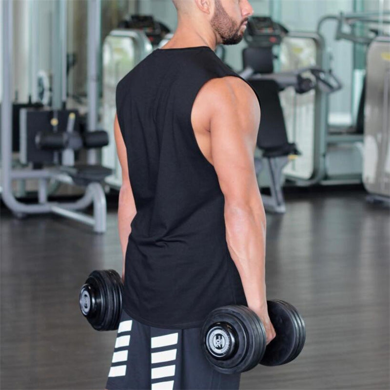 Men's “Just Gym” Sleeveless Athletic Shirt