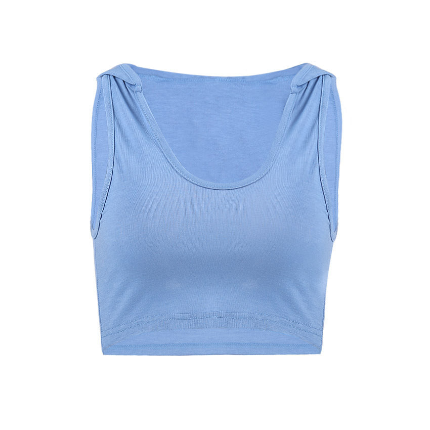 Women's Yoga Top with Hoodie