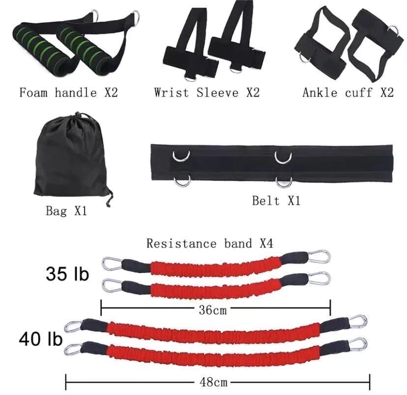 Boxing training resistance bands