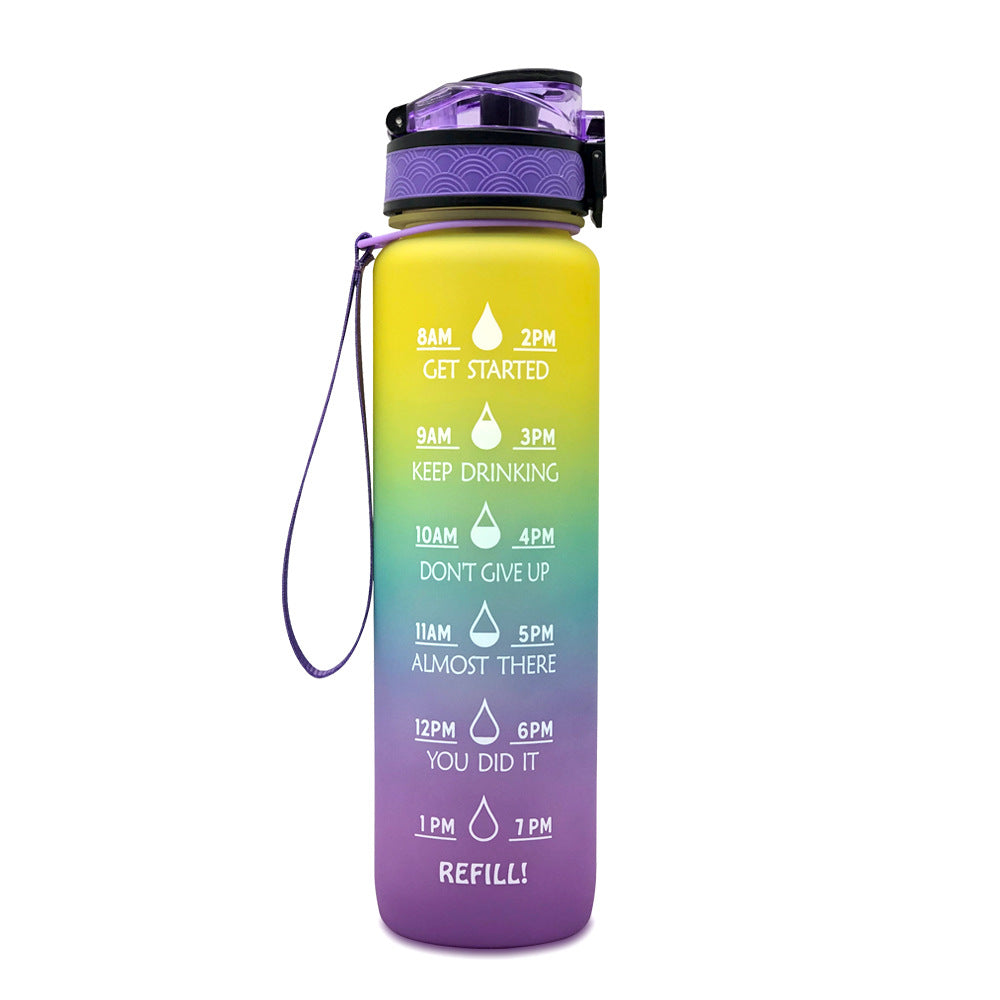 Frosted Gradient Water Bottle