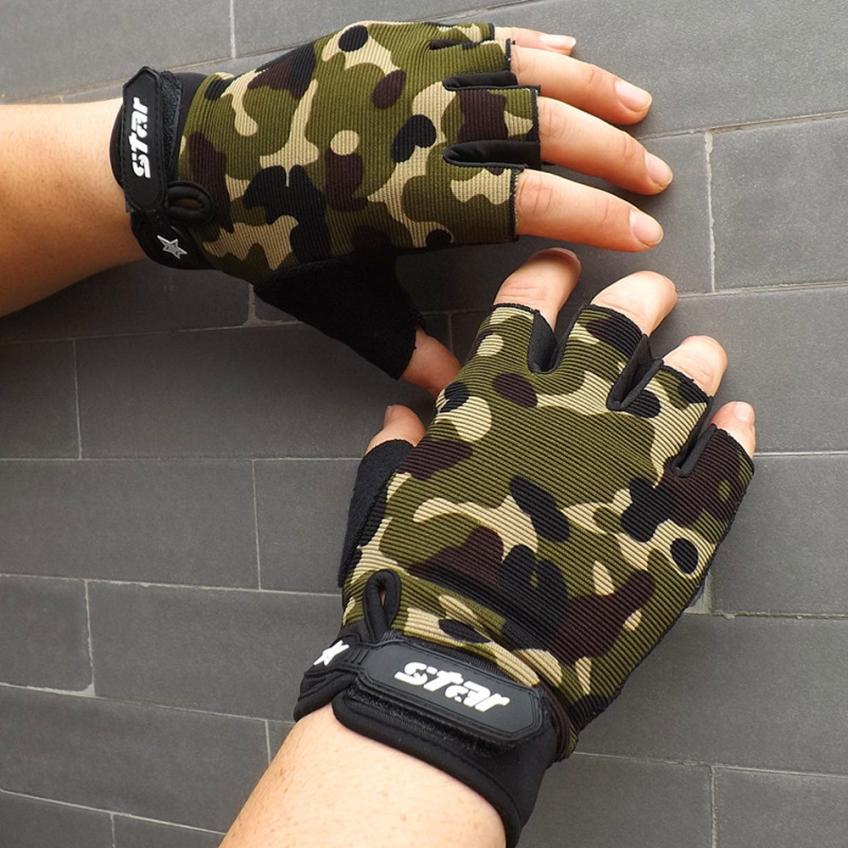 Half Fingered Weightlifting Exercise Gloves