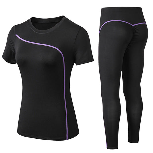 Women's Top and Bottom Yoga Clothing Set