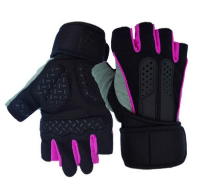 Half Finger Weightlifting Gym Gloves