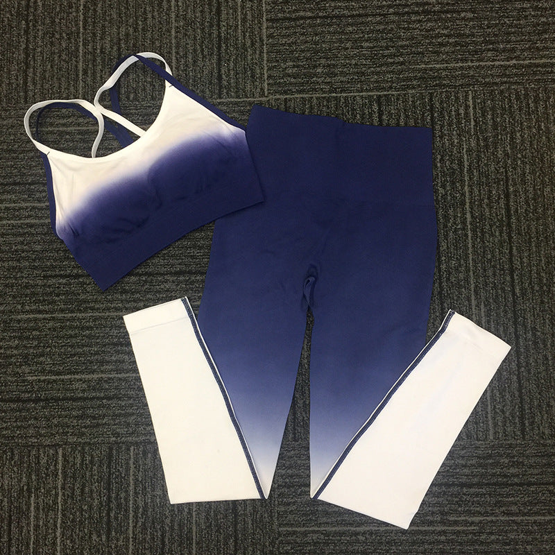 Women's Top and Bottom Yoga Clothing Set