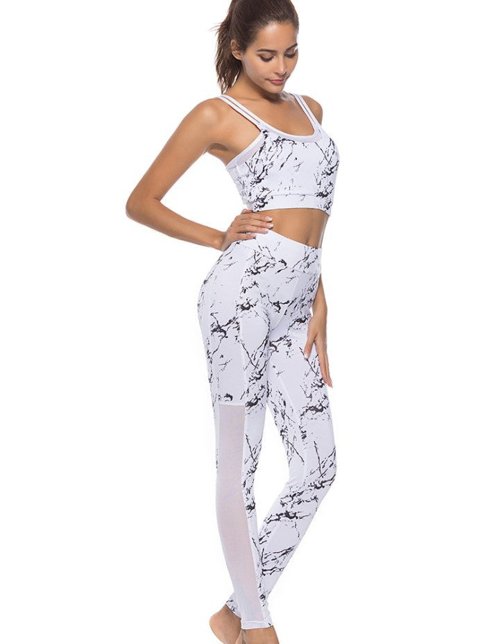 Women's Top and Bottom Yoga Clothing Set