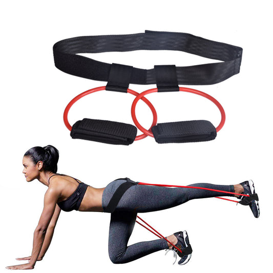 Belt Attached Glute Training Resistance Bands