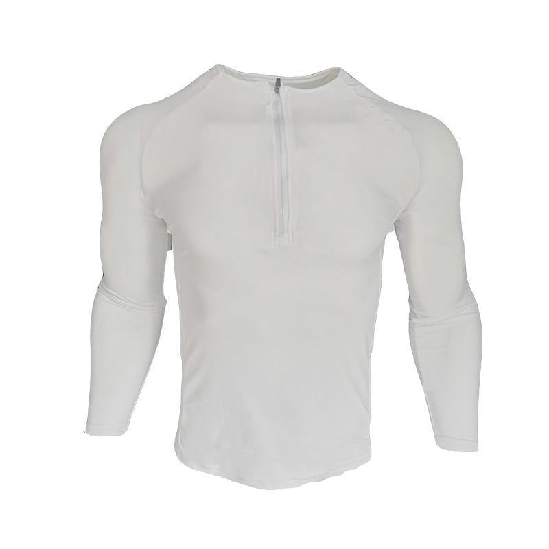 Men’s Zippered Long Sleeved Athletic Shirt