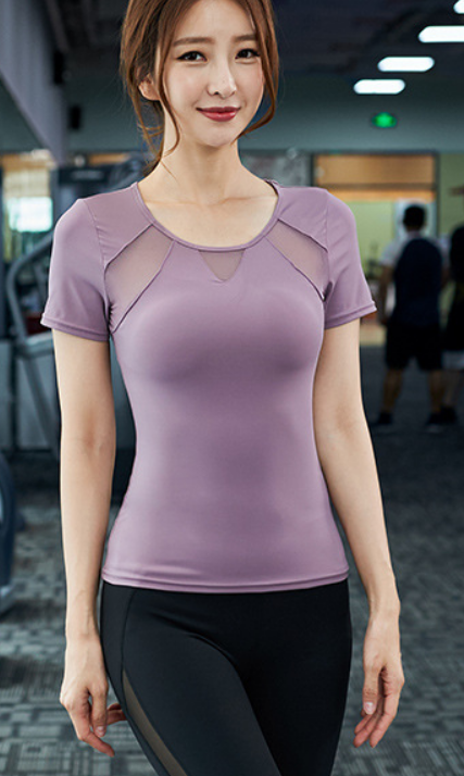 Women’s Nylon/Spandex Yoga Shirt