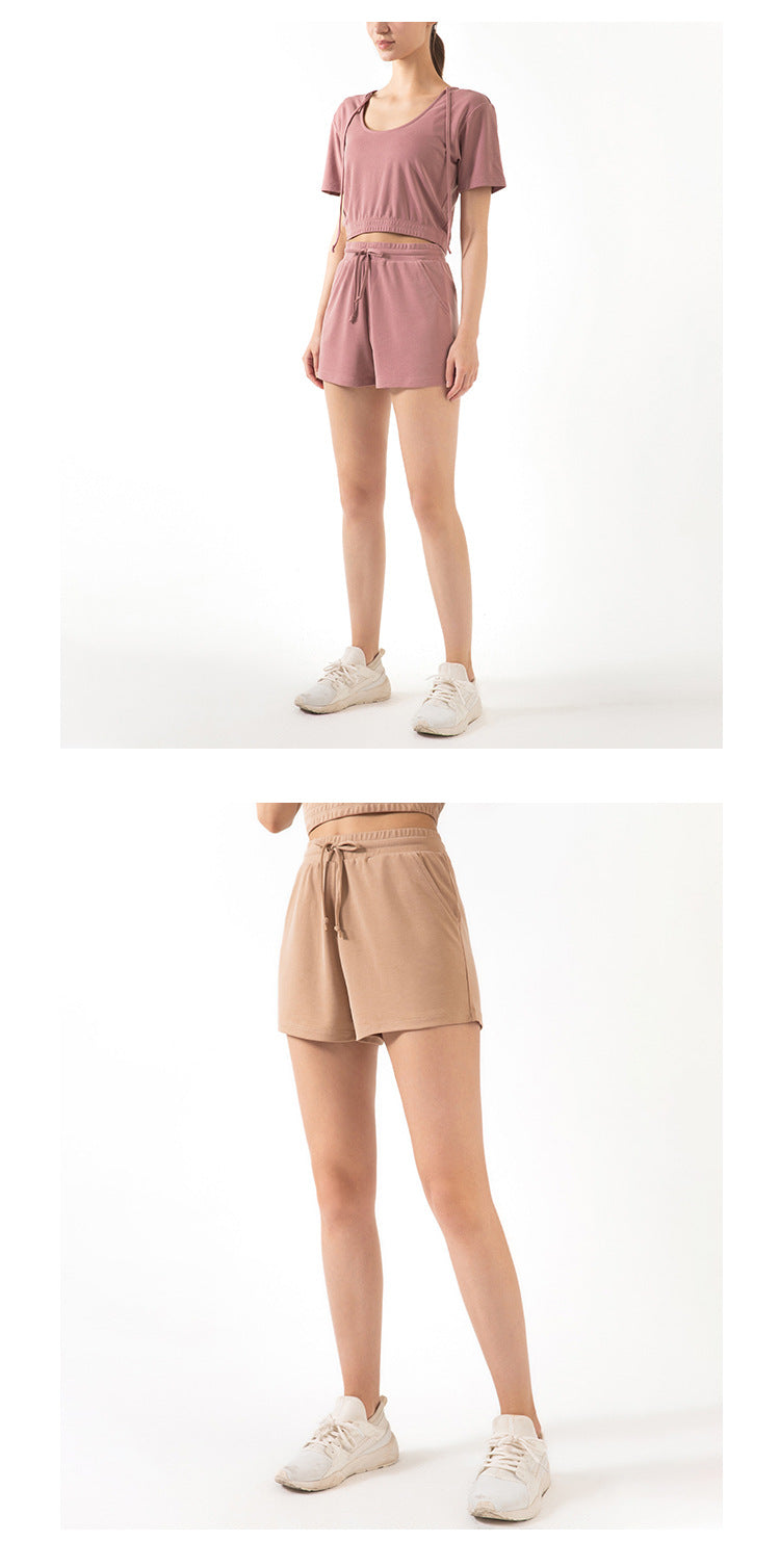 Women's Athletic Shorts with Pockets