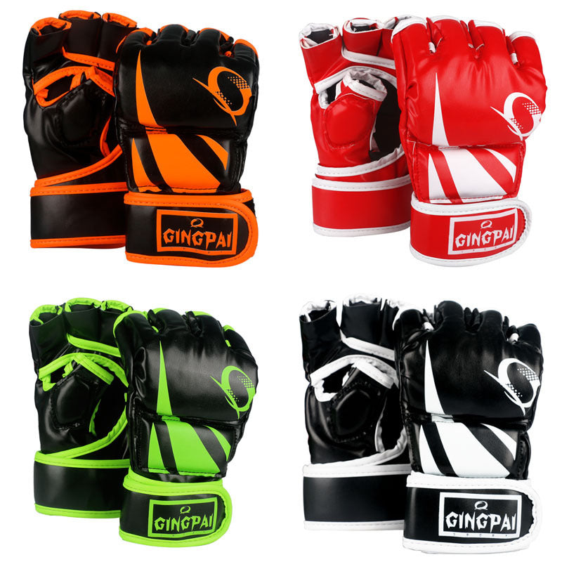 MMA Half fingered boxing gloves