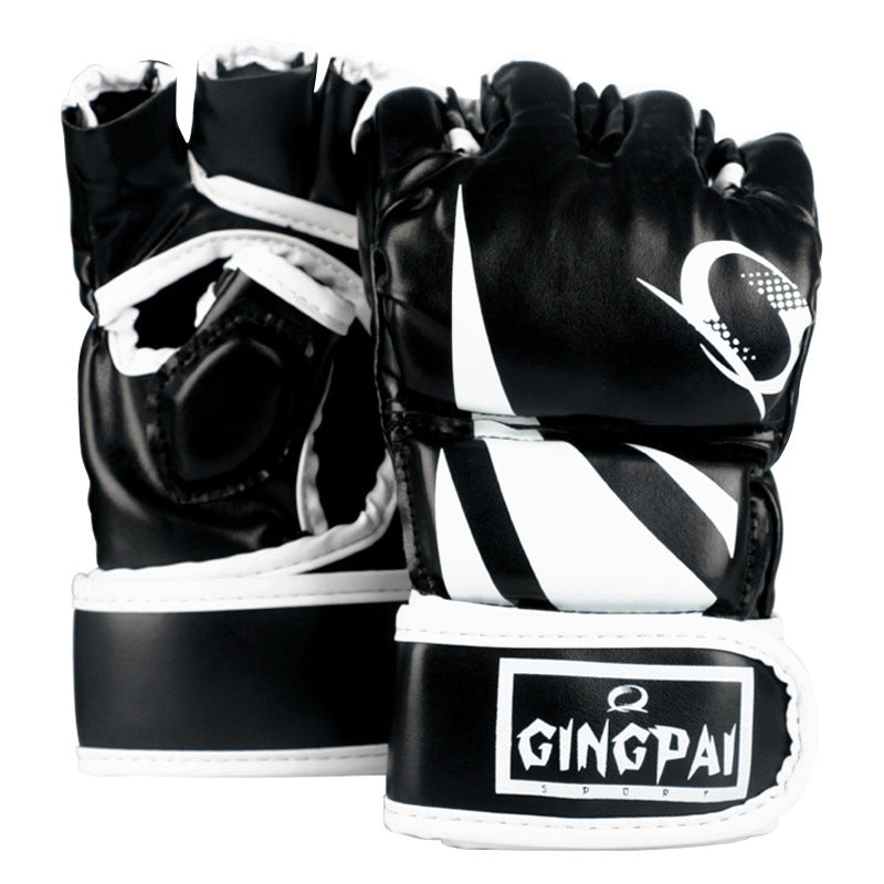 MMA Half fingered boxing gloves