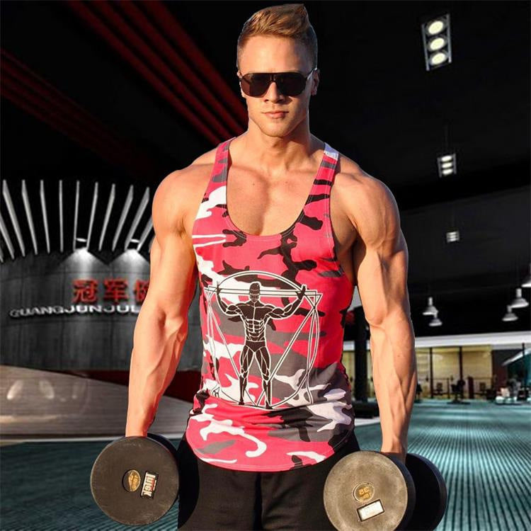 Muscle Sleeveless Sweat-Absorbing Quick-Drying Smock For Men