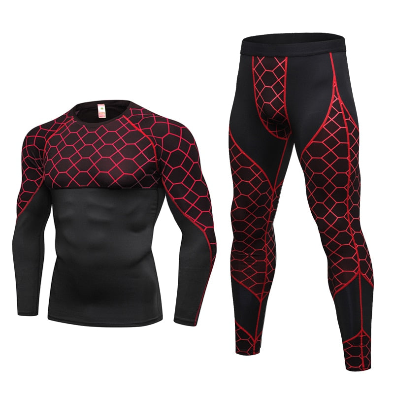 Men's Top and Bottom Athletic Wear Set