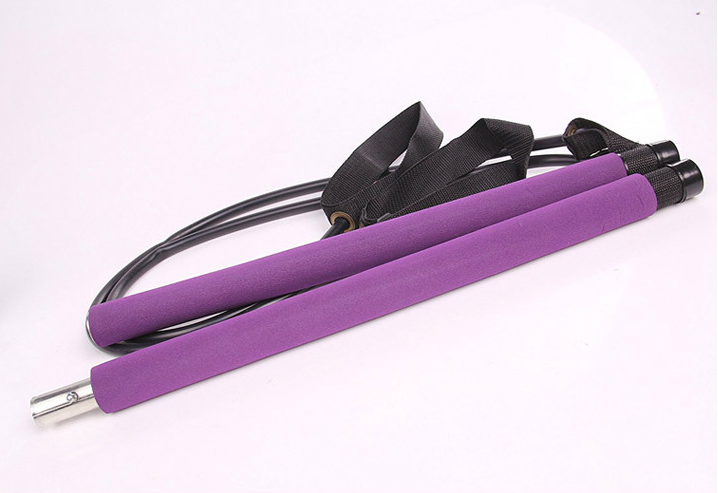 Multifunctional Training Bar With Tension Rubber Bands