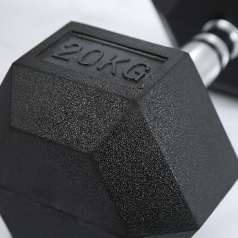 Hexagonal Iron Weight Dumbbells