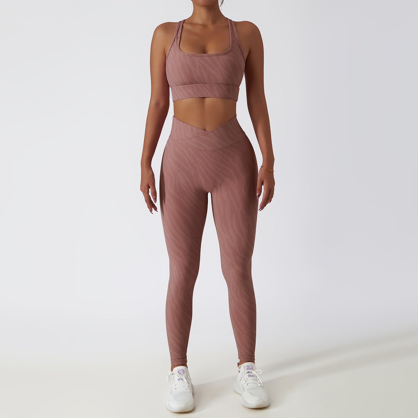 Women's Top and Bottom Yoga Clothing Set