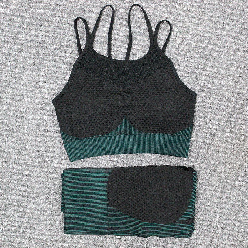 Women's Tops and Bottom Yoga Clothing Set