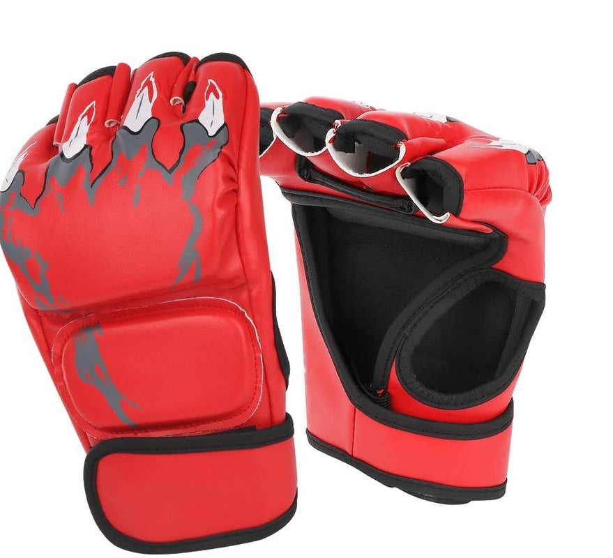 Half fingered boxing gloves