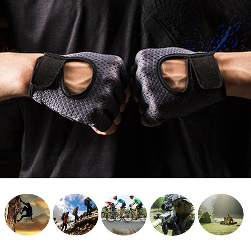 Half Fingered Weightlifting Exercise Gloves