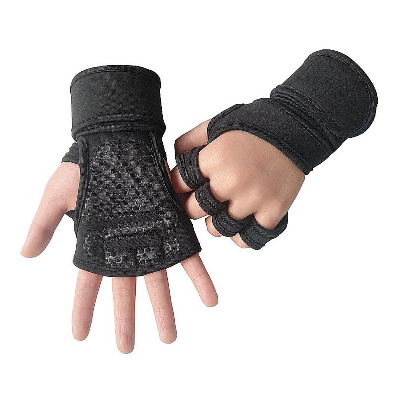 Half Finger Weightlifting Gym Gloves