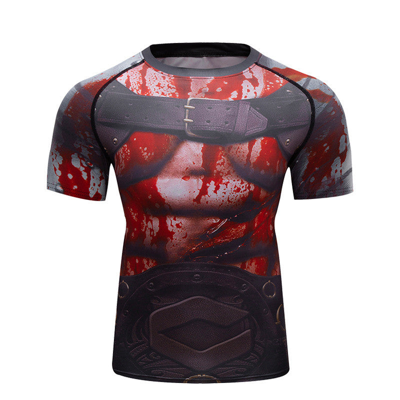 Men's Athletic Short Sleeved Shirt