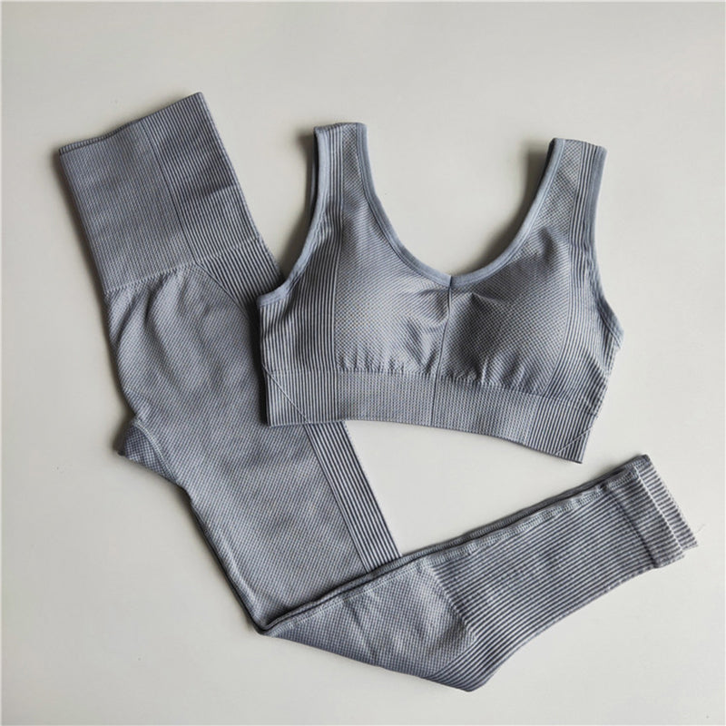 Women’s Top And Bottom Yoga Set