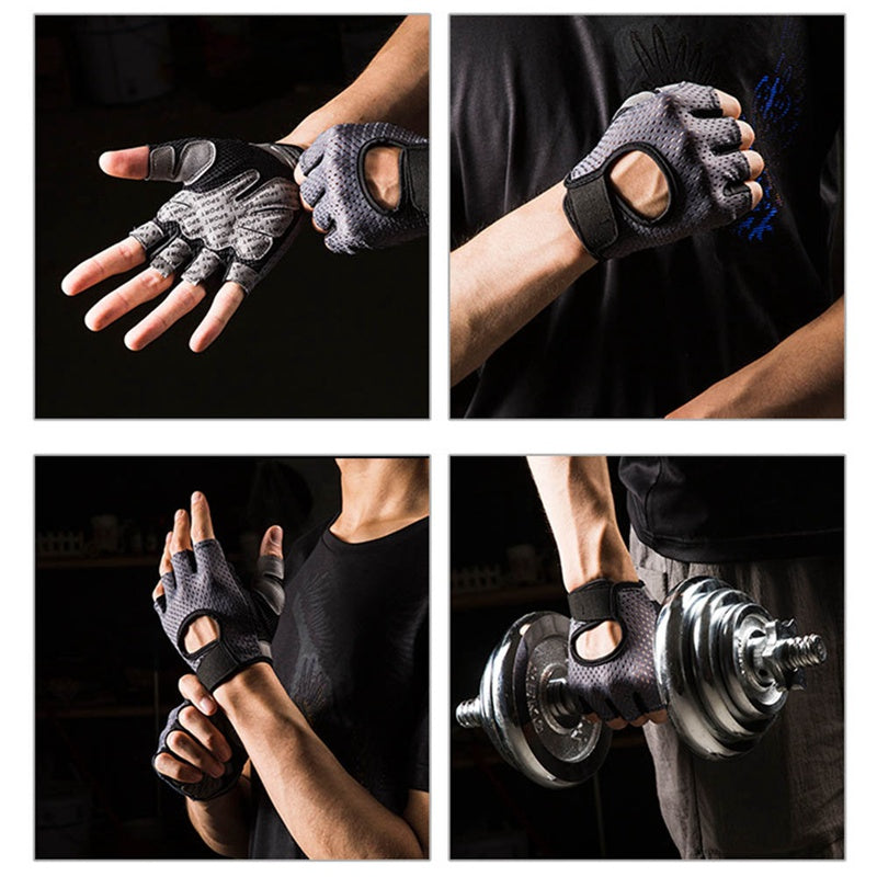 Half Fingered Weightlifting Exercise Gloves