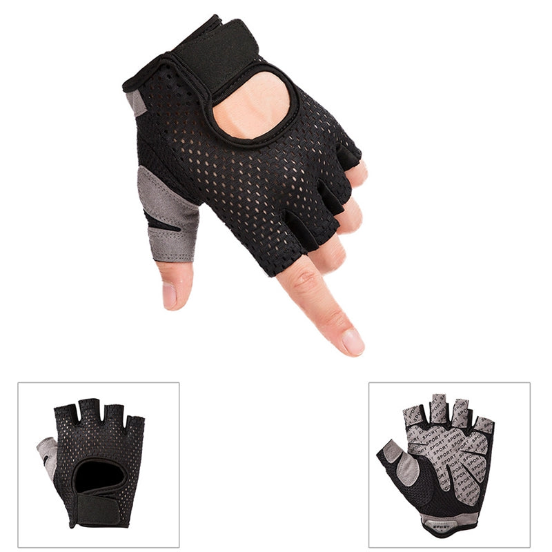 Half Fingered Weightlifting Exercise Gloves