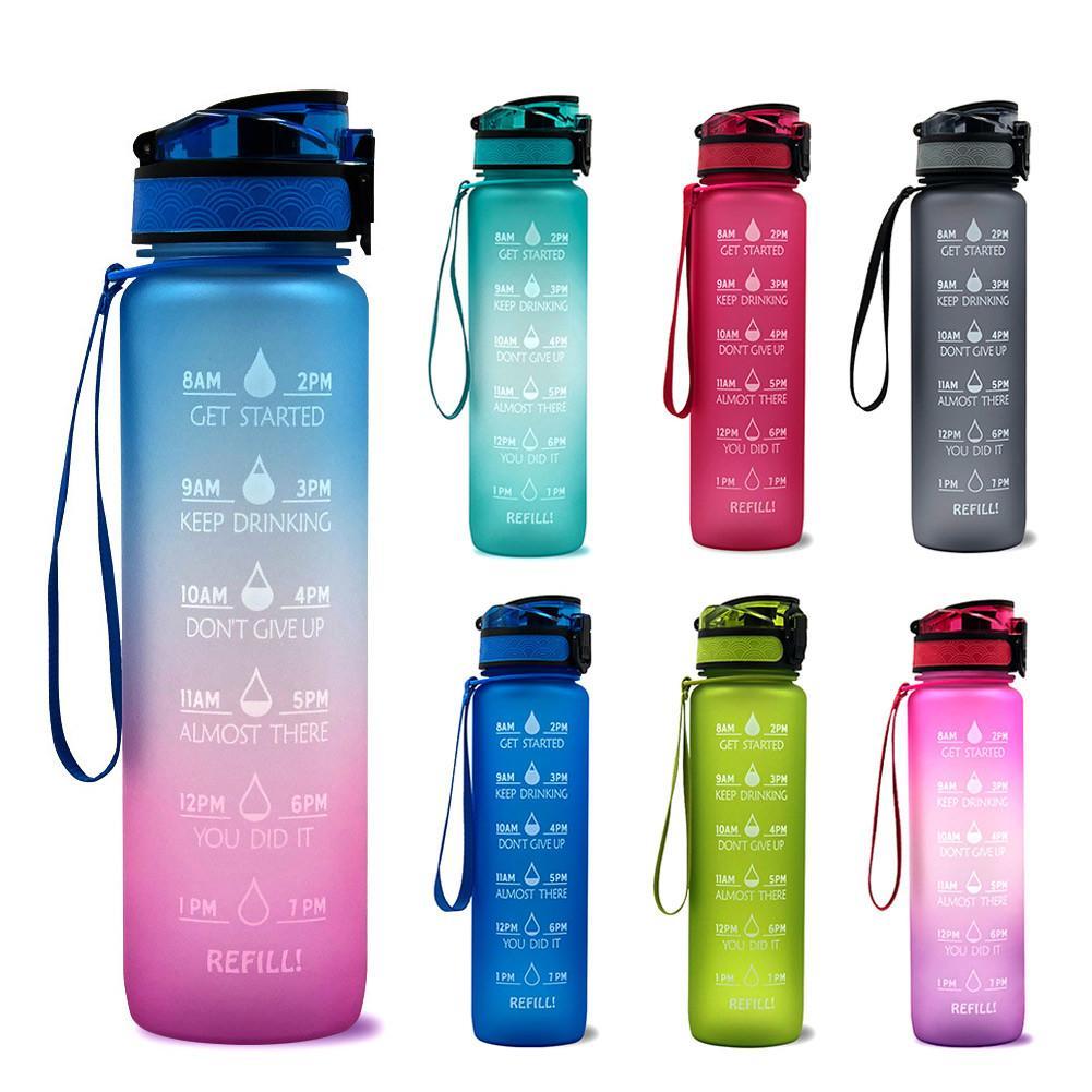 Frosted Gradient Water Bottle