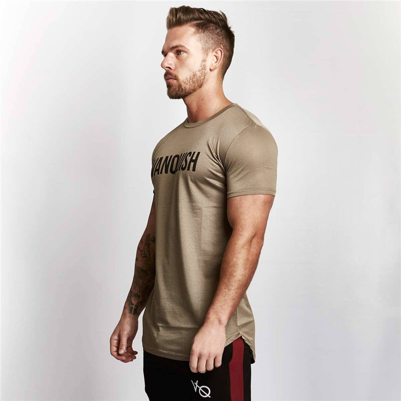 Men's Athletic Short Sleeved Shirt