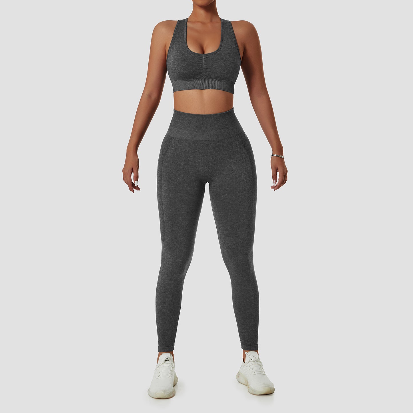 Women's Top and Bottom Yoga Clothing Set