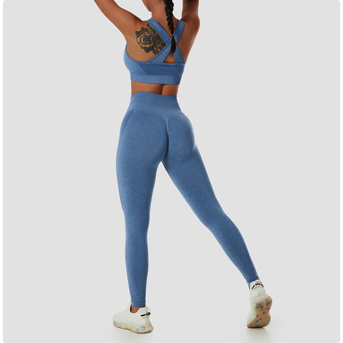 Women's Top and Bottom Yoga Clothing Set