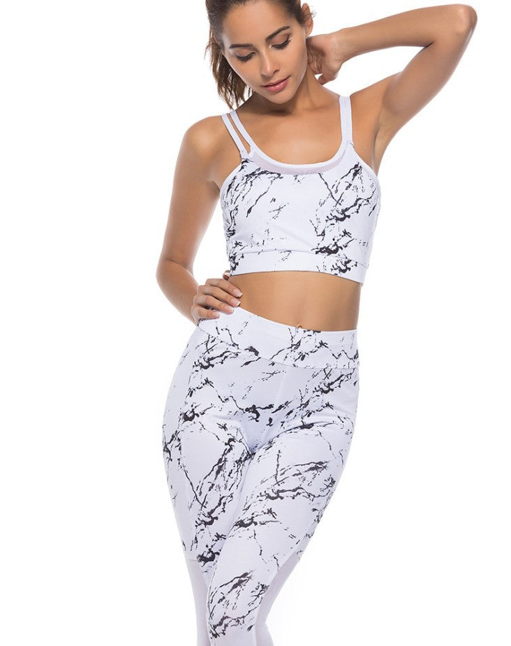 Women's Top and Bottom Yoga Clothing Set