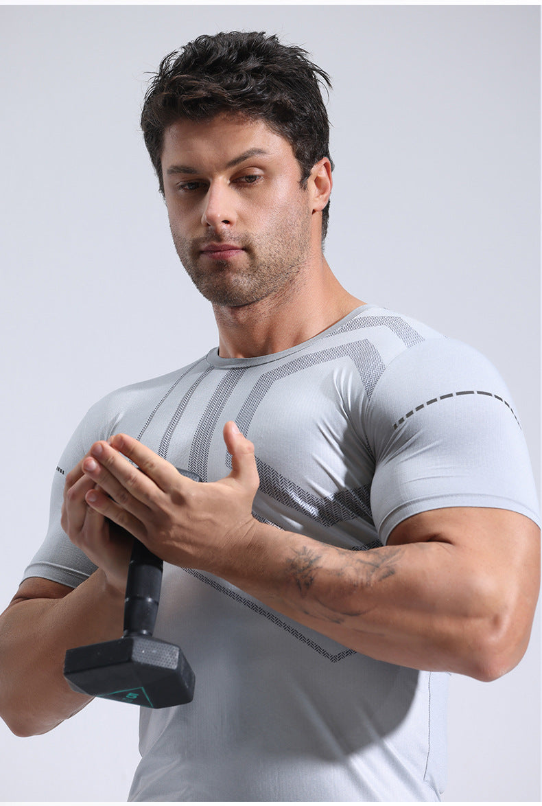 Men's Athletic Short Sleeved Shirt