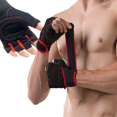 Half Finger Weightlifting Gym Gloves