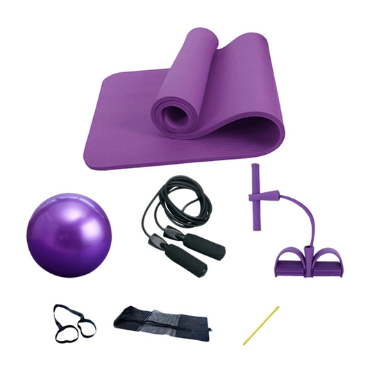 Multiple Piece Yoga Set With Two Pedal Stretcher