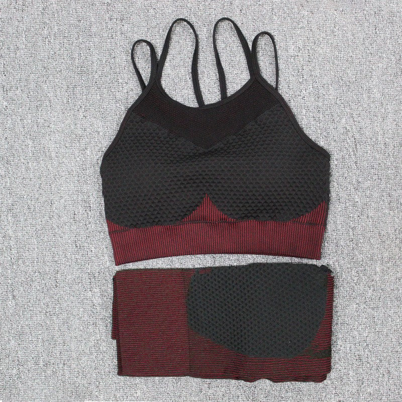 Women's Tops and Bottom Yoga Clothing Set