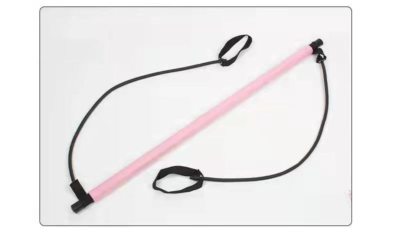 Yoga Pilates Squat Bar with Resistance Bands