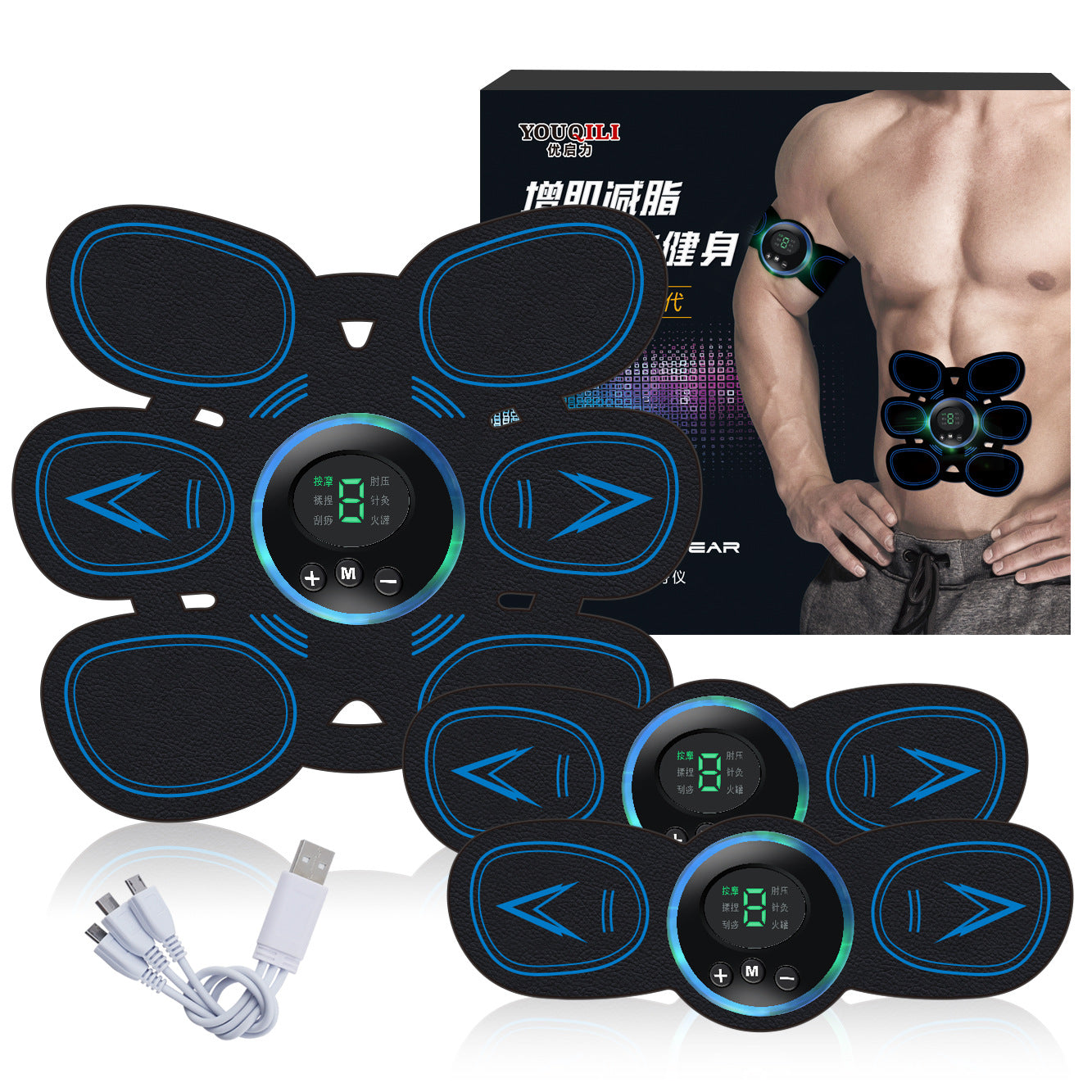 Electronic Abdominal Muscle Stimulator