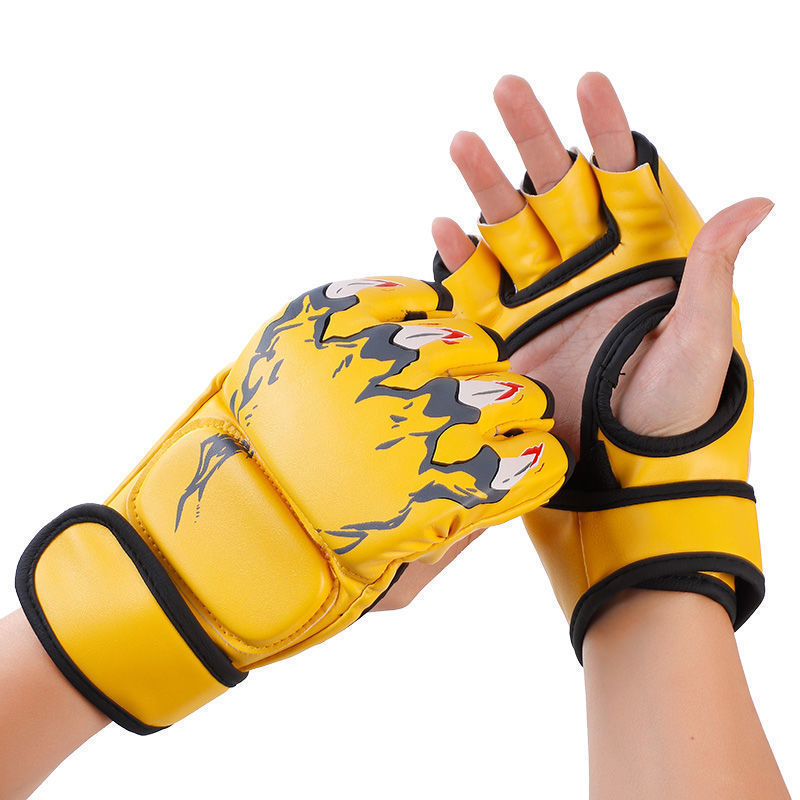 MMA Half fingered boxing gloves