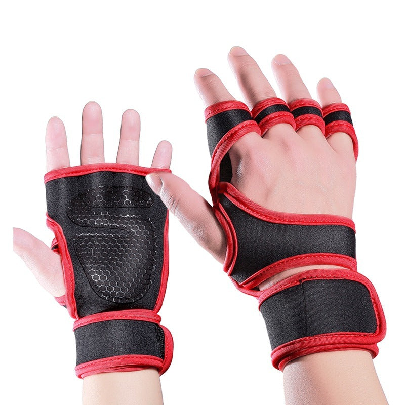 Half Finger Weightlifting Gym Gloves