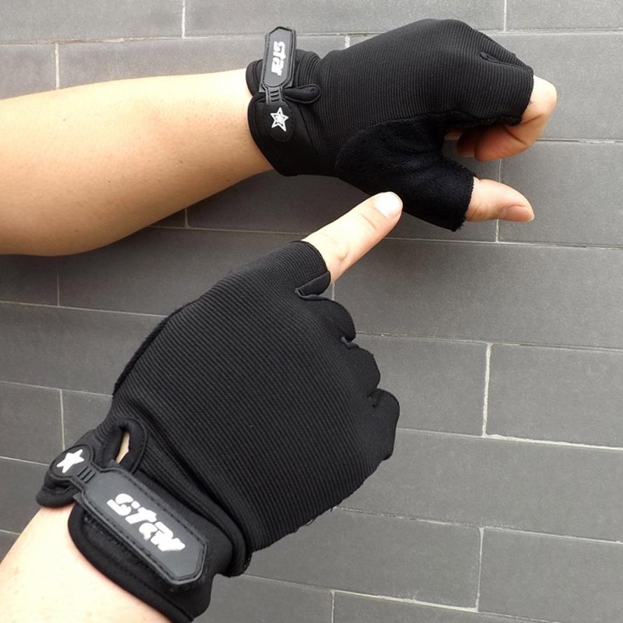 Half Fingered Weightlifting Exercise Gloves