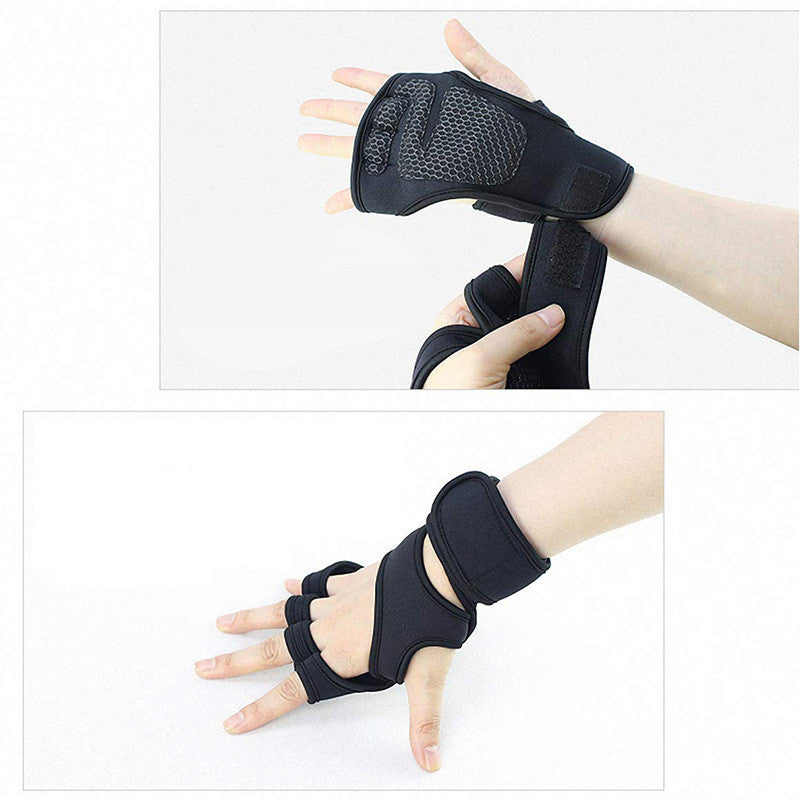 Half Finger Weightlifting Gym Gloves