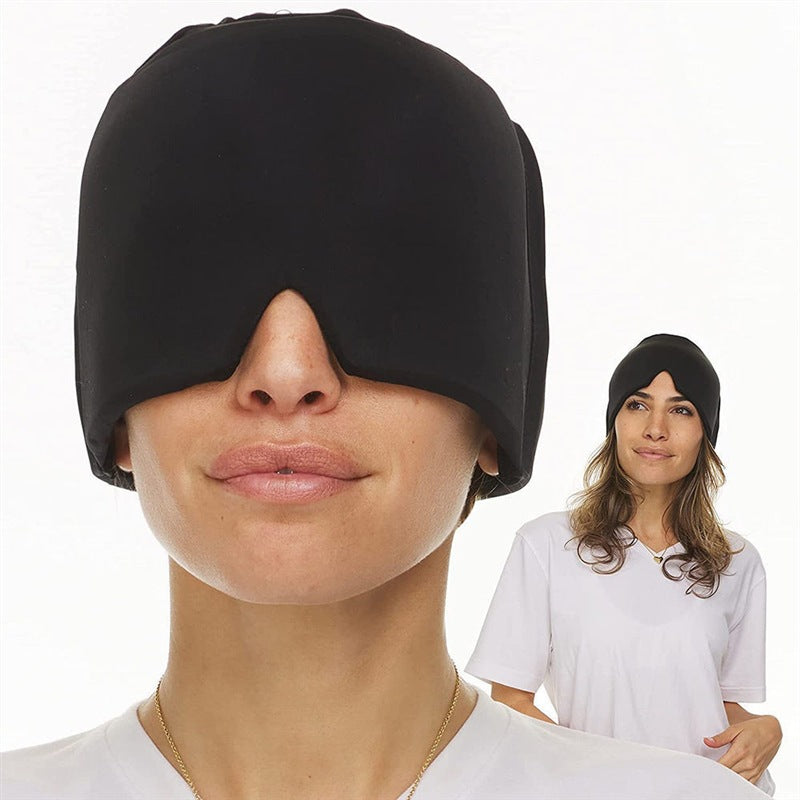 Stretchable Gel Ice Compress Head Cover Forehead Cold