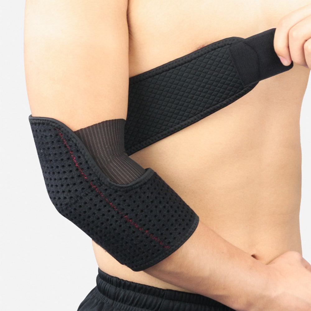 Velcroed Elbow Brace