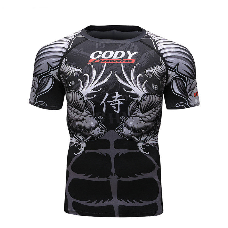 Men's Athletic Short Sleeved Shirt