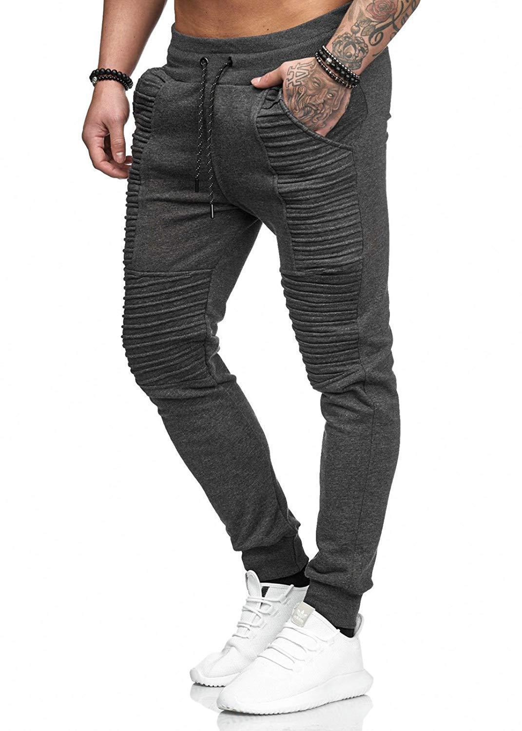 Men’s Fitted Cotton Athletic Pants