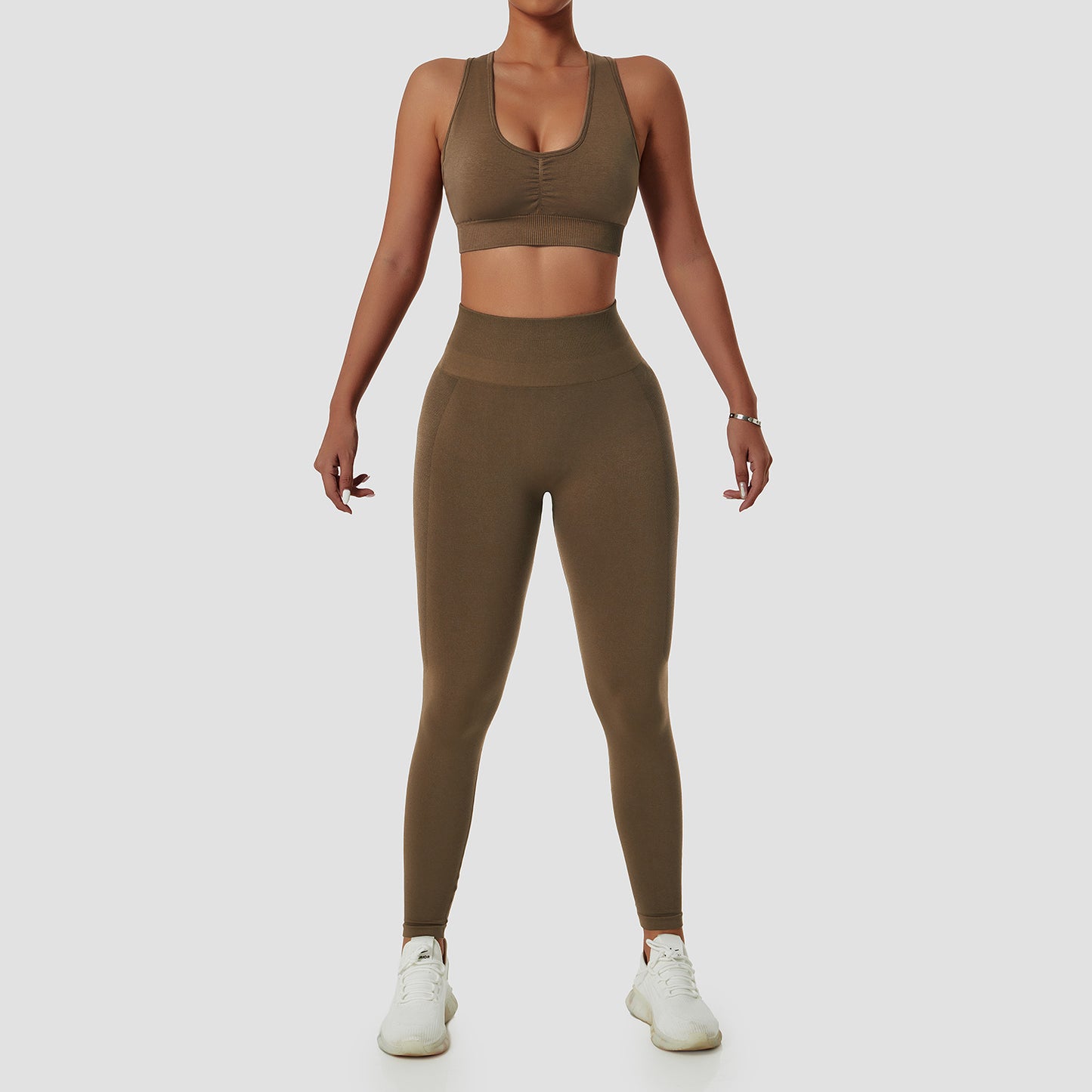 Women's Top and Bottom Yoga Clothing Set