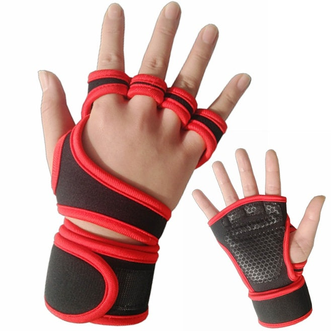 Half Finger Weightlifting Gym Gloves