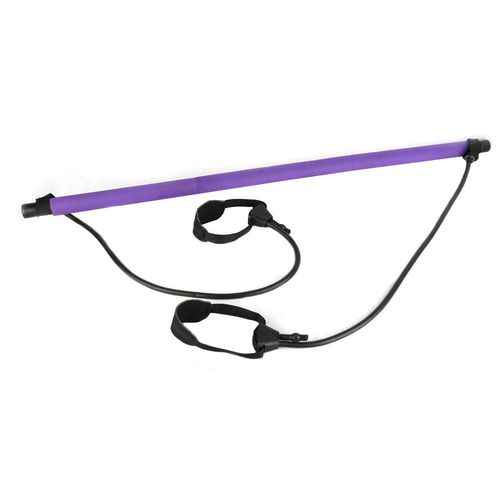 Yoga Pilates Squat Bar with Resistance Bands